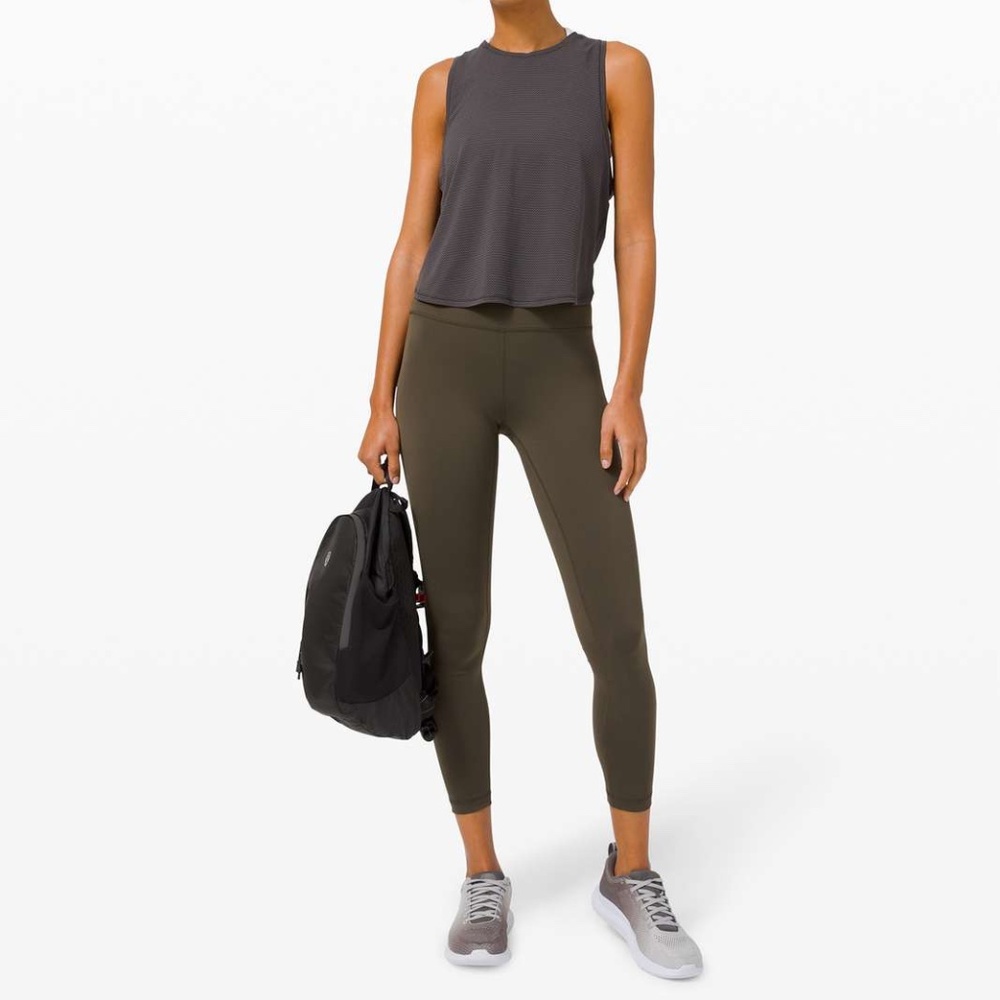 Lululemon Wunder Train High-Rise Tight 25 Dark Olive